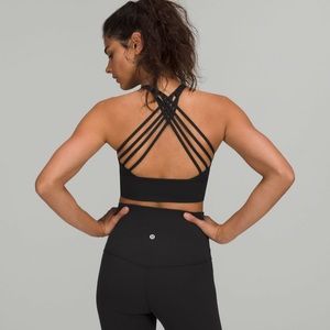 LULULEMON FREE TO BE WILD HIGH NECK-LONG LINE BRA
